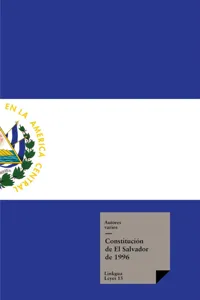 Constitución de El Salvador de 1996_cover
