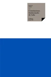 Constituciones fundacionales de Cuba_cover