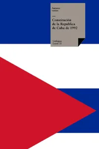 Constitución de la República de Cuba de 1992_cover