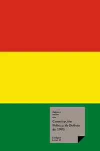 Constitución de Bolivia de 1995_cover