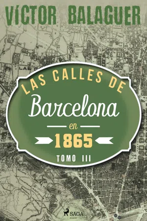 Las calles de Barcelona en 1865. Tomo III