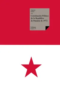 Constitución Política de la República de Panamá de 1972_cover