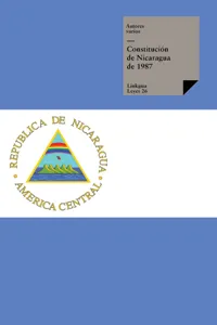 Constitución de Nicaragua de 1987_cover