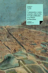 Contestación a varios artículos sobre la Isla de Cuba publicados en el Diario de Barcelona_cover