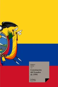 Constitución del Ecuador de 1998_cover