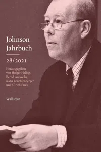 Johnson-Jahrbuch 28/2021_cover