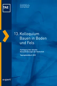 13. Kolloquium Bauen in Boden und Fels_cover