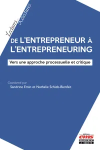 De l'entrepreneur à l'entrepreneuring_cover