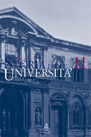 Annale di Storia delle Università italiane 11