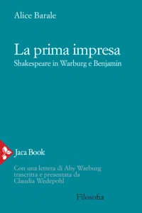 La prima impresa. Shakespeare in Warburg e Benjamin_cover