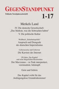 GegenStandpunkt 1-17_cover