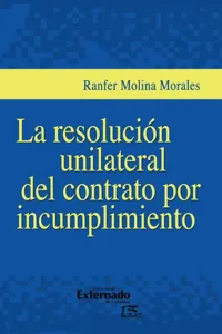 La resolución unilateral del contrato por incumplimiento_cover