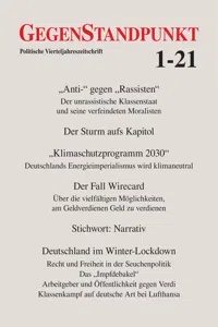 GegenStandpunkt 1-21_cover