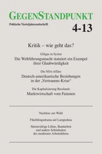 GegenStandpunkt 4-13_cover