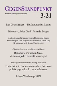 GegenStandpunkt 3-21_cover