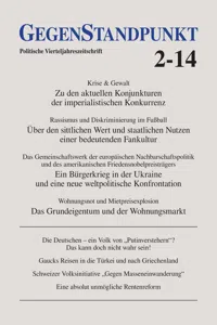 GegenStandpunkt 2-14_cover