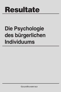 Die Psychologie des bürgerlichen Individuums_cover