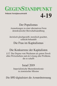 GegenStandpunkt 4-19_cover