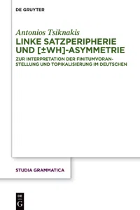 Linke Satzperipherie und [±wh]-Asymmetrie_cover