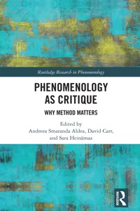 Phenomenology as Critique_cover