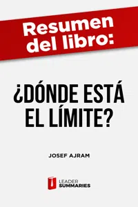 Resumen del libro "¿Dónde está el límite?" de Josef Ajram_cover