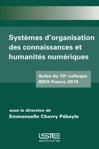 Systèmes d'organisation des connaissances et humanités numériques_cover