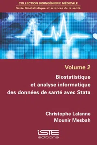 Biostatistique et analyse informatique des données de santé avec Stata_cover