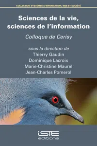 Sciences de la vie, sciences de l'information_cover