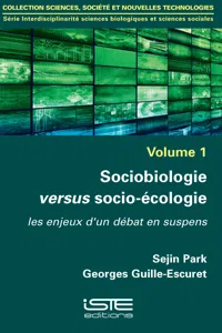 Sociobiologie versus socio-écologie_cover