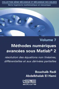 Méthodes numériques avancées sous Matlab® 2_cover