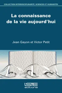 La connaissance de la vie aujourd'hui_cover