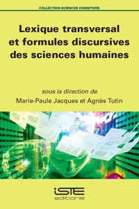 Lexique transversal et formules discursives des sciences humaines_cover