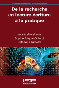 De la recherche en lecture-écriture à la pratique_cover