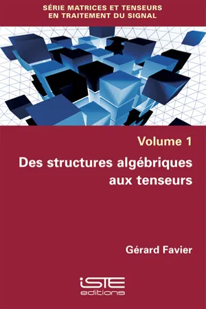 Des structures algébriques aux tenseurs