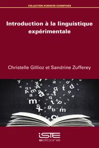 Introduction à la linguistique expérimentale_cover