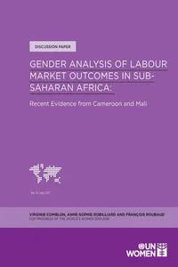 Gender Analysis of Labour Market Outcomes in Sub-Saharan Africa_cover