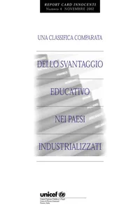 Una classifica comparata dello svantaggio educativo nei paesi industrializzati_cover