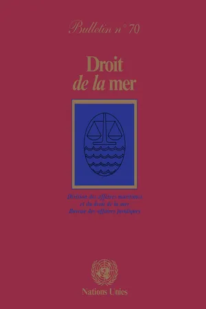 Droit de la mer bulletin, No.70