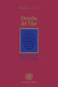 Derecho del mar boletín, No.73_cover