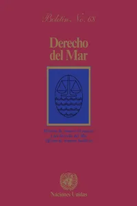 Derecho del mar boletín, No.68_cover