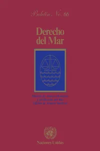 Derecho del mar boletín, No.66_cover