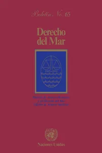 Derecho del mar boletín, No.65_cover