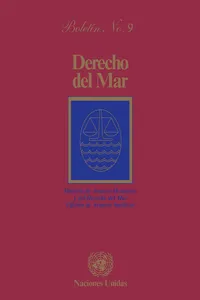 Derecho del mar boletín, No.9_cover