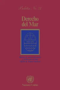 Derecho del mar boletín, No.11_cover