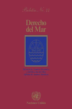 Derecho del mar boletín, No.11