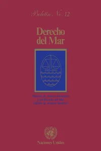 Derecho del mar boletín, No.12_cover