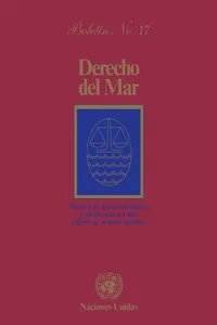 Derecho del mar boletín, No.17_cover