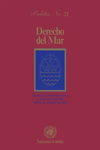 Derecho del mar boletín, No.21_cover