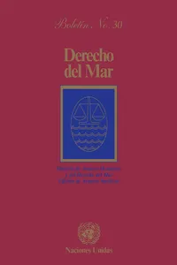 Derecho del mar boletín, No.30_cover