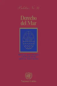 Derecho del mar boletín, No.31_cover